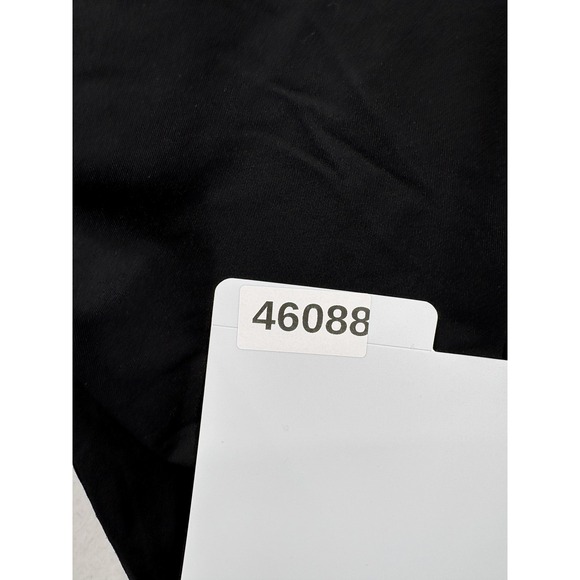 Christine Alexander Pants Womens Medium Black Cropped Straight Leg Yoga Stretch - Picture 13 of 13